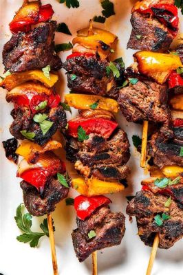  Spicy Lamb Skewers With a Kick! Embracing Bold Umami Flavors and a Sizzling Charcoal-Grilled Aroma