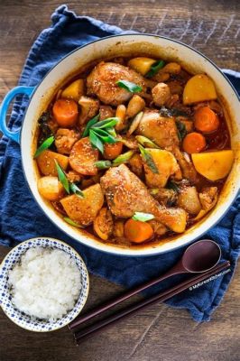  Spicy Stewed Chicken With Potatoes and Mushrooms: Can a Symphony of Savory Umami Notes Ever Be This Comforting?